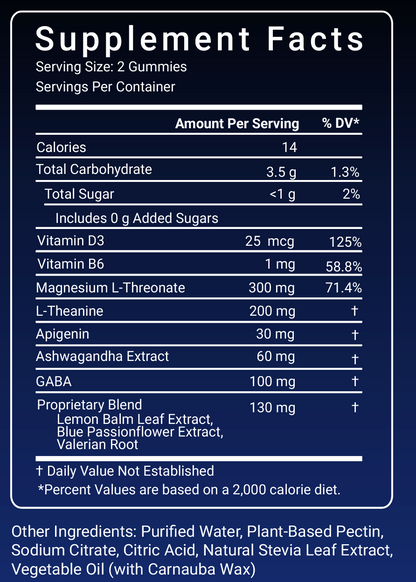 Sleep+Destress™ — Melatonin-Free Sleep Gummies